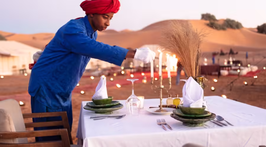desert camp in merzouga