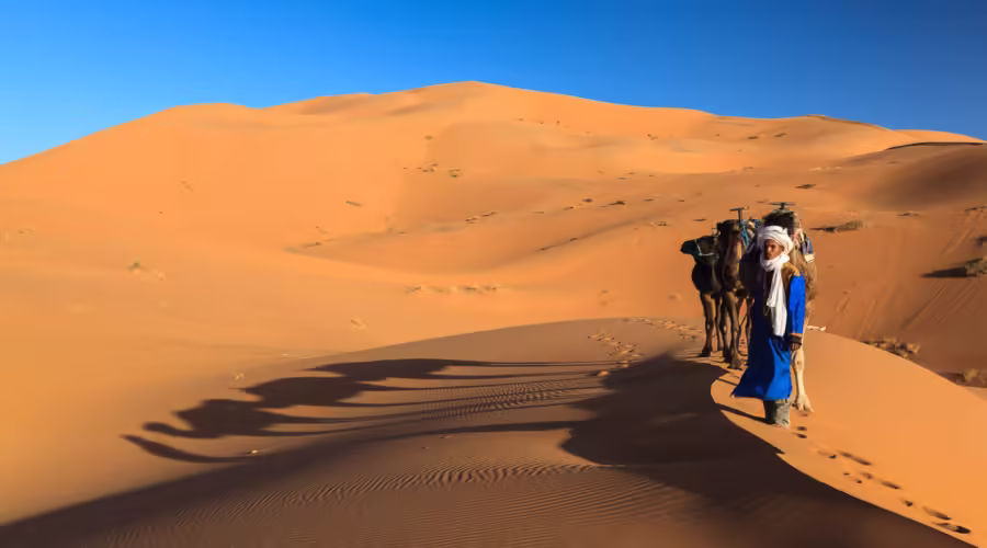 merzouga desert camel ride
